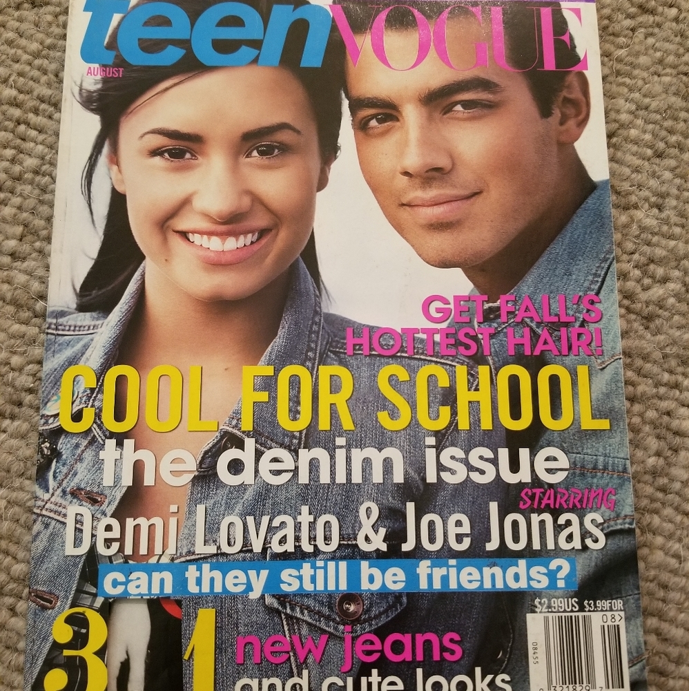 Demi Lovato and Joe Jonas Teen Vogue Magazine